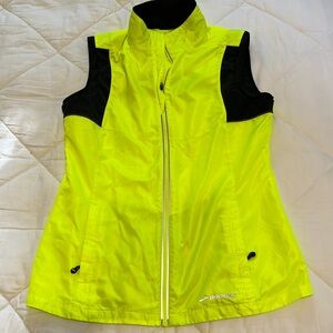Brooks neon yellow running vest medium women’s